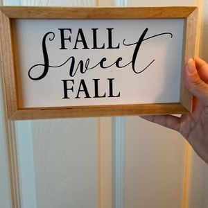 Fall Sign Home Decor